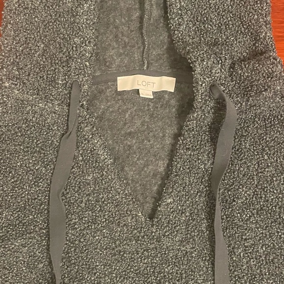 LOFT Fuzzy Fleece Hoodie - Picture 2 of 4